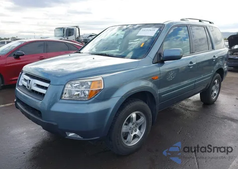 2007 Honda Pilot Ex-L из США, поврежденный, VIN 2HKYF18737H514933